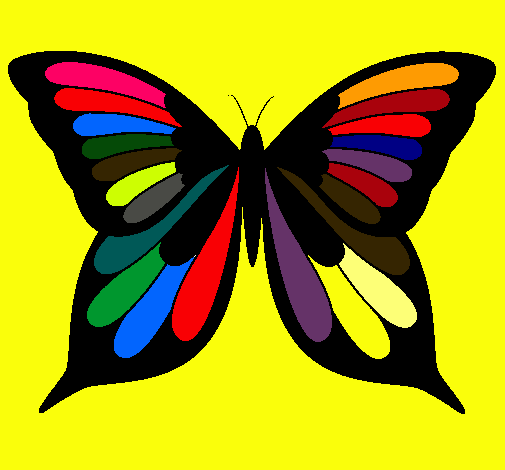 Dibujo de Mariposa 8 pintado por Panocha en  el día 19-12-11 a  las 21:47:24. Imprime, pinta o colorea tus propios dibujos!