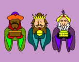Dibujo Los Reyes Magos 4 pintado por rapunzel9