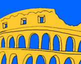 Dibujo Coliseo pintado por coliseo