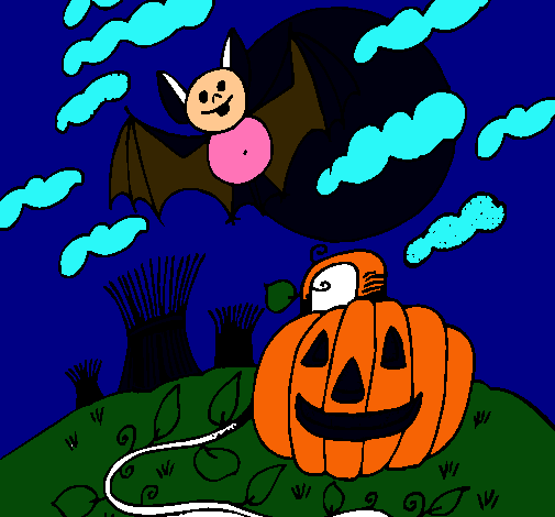 Paisaje de Halloween