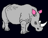 Dibujo Rinoceronte pintado por arturohn3
