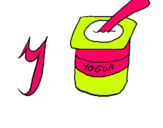 Dibujo Yogur pintado por ayesosigarvi