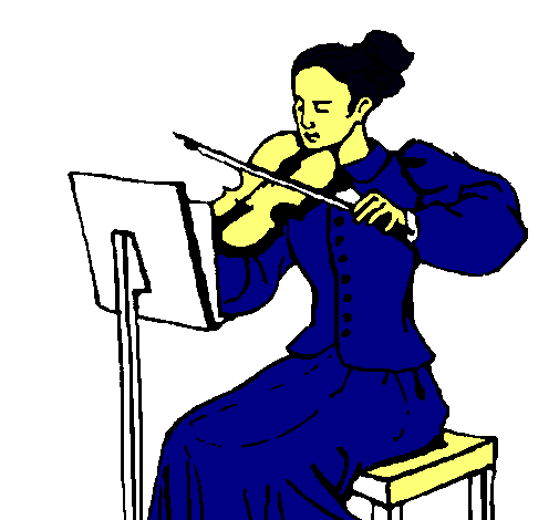 Dama violinista