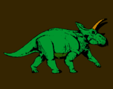 Dibujo Triceratops pintado por andres643