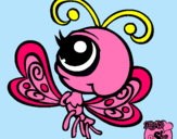 Dibujo Mariposa Littlest Pet Shop 2 pintado por yorvani