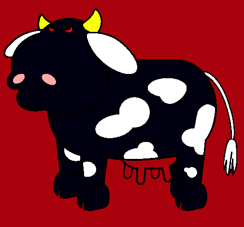 Vaca pensativa