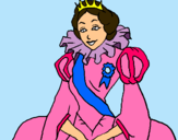 Dibujo Princesa real pintado por copitaxx02
