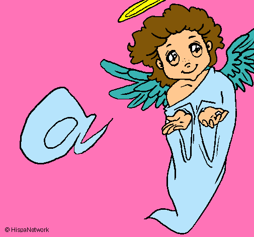Dibujo Ángel pintado por nildred 