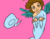 Dibujo Ángel pintado por nildred 