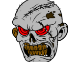 Dibujo Zombie pintado por fide