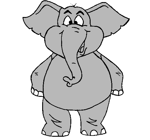 Elefante contento