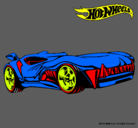 Dibujo Hot Wheels 3 pintado por garfte