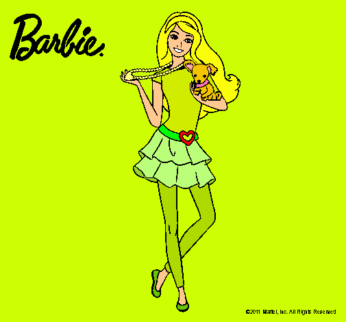 Barbie y su mascota