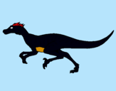 Dibujo Velociraptor pintado por Carpentier