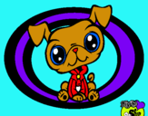 Dibujo Perrito Littlest Pet Shop pintado por carolinda