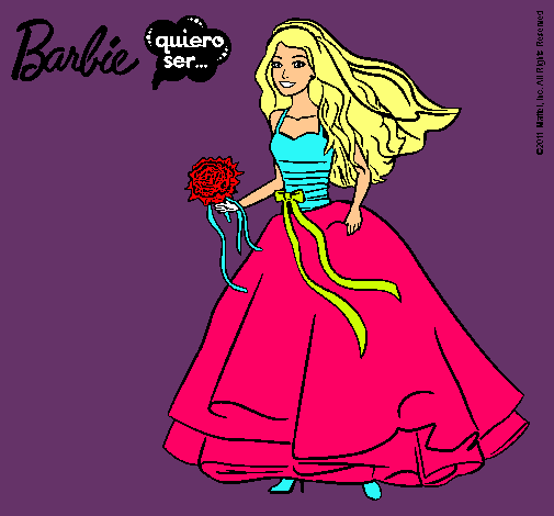 Barbie vestida de novia