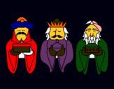 Dibujo Los Reyes Magos 4 pintado por vlady