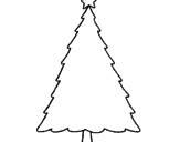 Dibujo Árbol con estrella pintado por kokokokokoko