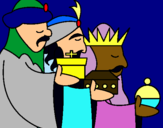 Dibujo Los Reyes Magos 3 pintado por zureydi