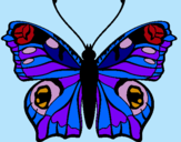 Dibujo Mariposa  pintado por 021sele
