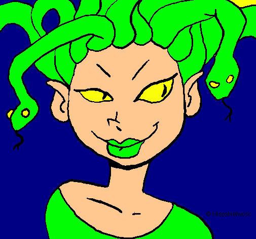 Mujer medusa