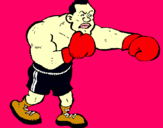 Dibujo Boxeador pintado por boxx