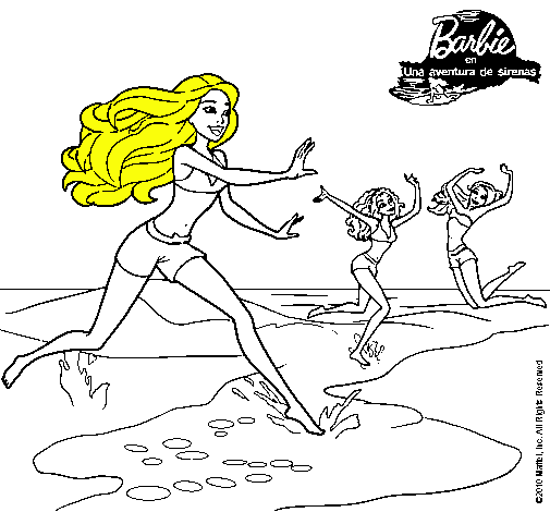 Barbie de regreso a la playa