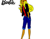 Dibujo Barbie con look casual pintado por saraaaaaaaaa