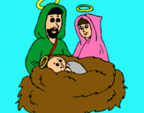 Dibujo Natividad pintado por mafer10