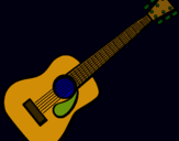 Dibujo Guitarra española II pintado por oriel