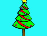 Dibujo Árbol de navidad II pintado por presiocidad