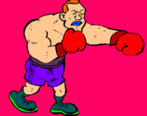 Dibujo Boxeador pintado por rtguj