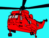 Dibujo Helicóptero al rescate pintado por amirshurair