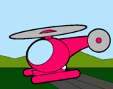 Dibujo Helicóptero pequeño pintado por gadriela