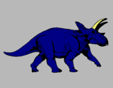 Dibujo Triceratops pintado por triceratops