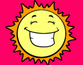 Dibujo Sol sonriendo pintado por 39646960