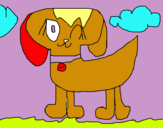 Dibujo Perro 6 pintado por hannis