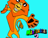 Dibujo Madagascar 2 Alex 2 pintado por chenil