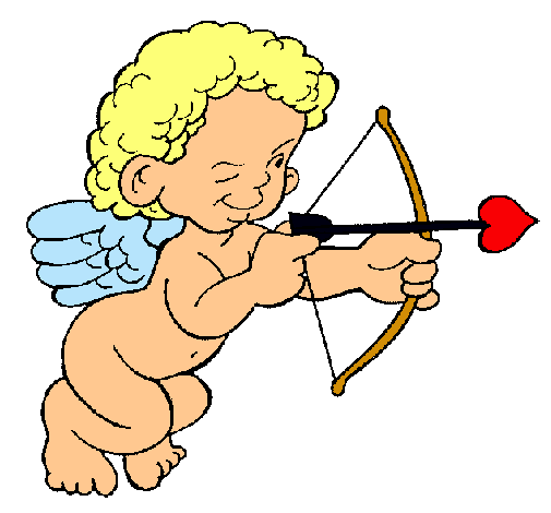 Cupido apuntando con la flecha