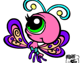 Dibujo Mariposa Littlest Pet Shop 2 pintado por shadeey