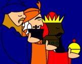 Dibujo Los Reyes Magos 3 pintado por hdfgfgjhgcdy