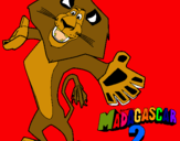 Dibujo Madagascar 2 Alex 2 pintado por davyd