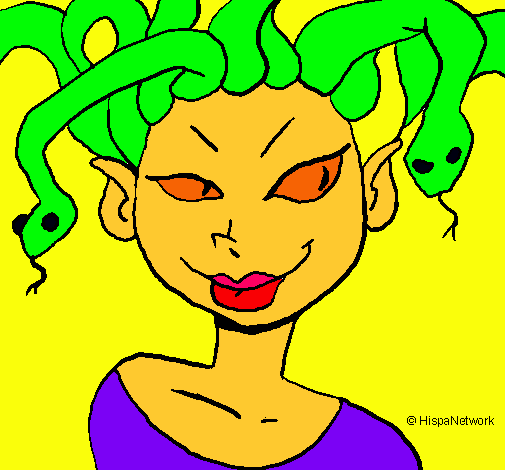 Mujer medusa