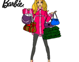 Dibujo Barbie de compras pintado por dani