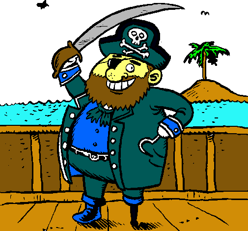Dibujo Pirata a bordo pintado por preXsie