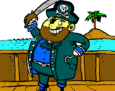 Dibujo Pirata a bordo pintado por preXsie