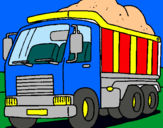 Dibujo Camión de carga pintado por dino2811