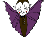 Dibujo Vampiro terrorífico pintado por DARCUL
