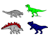 Dibujo Dinosaurios de tierra pintado por yayan