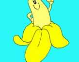 Dibujo Banana pintado por nanaba